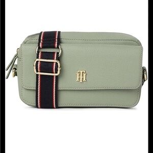 Tommy Hilfiger purse pebbles sage green Stylish Green Crossbody Bag